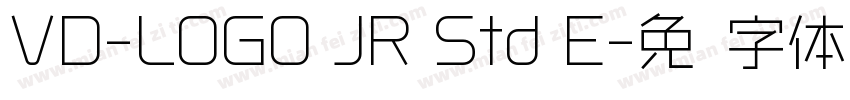VD-LOGO JR Std E字体转换